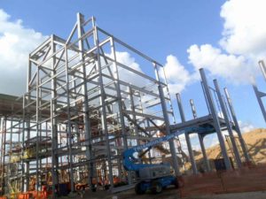 Construção Estrutura metálica  Indústria Sucroalcooleira Prédio de Moagem - Grupo Tonon Bioenergia